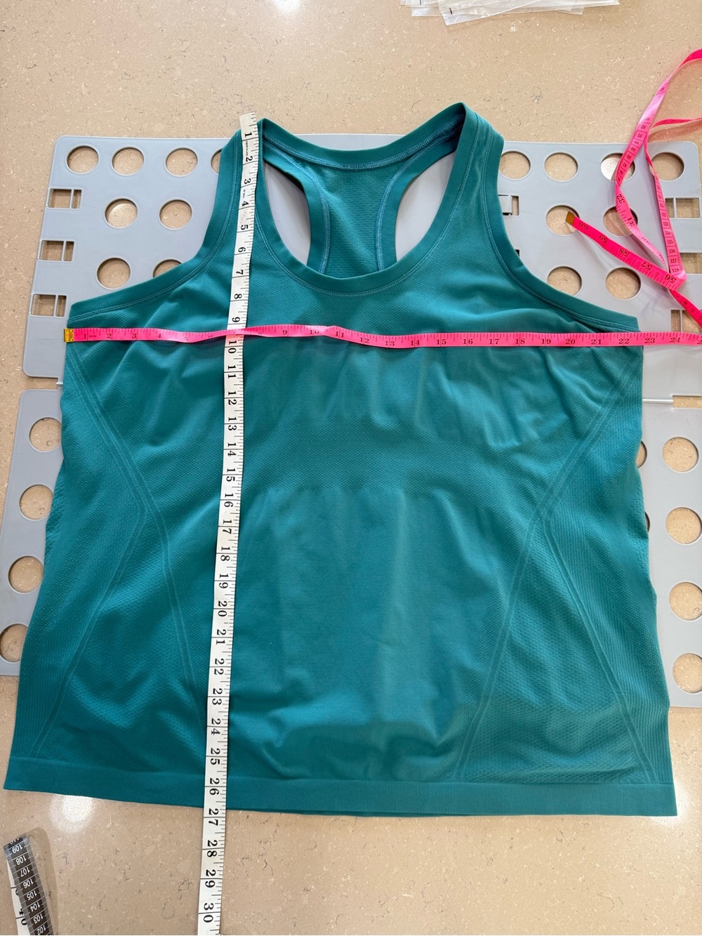 Athleta Teal Racerback Workout Tank - Picture 5 of 5